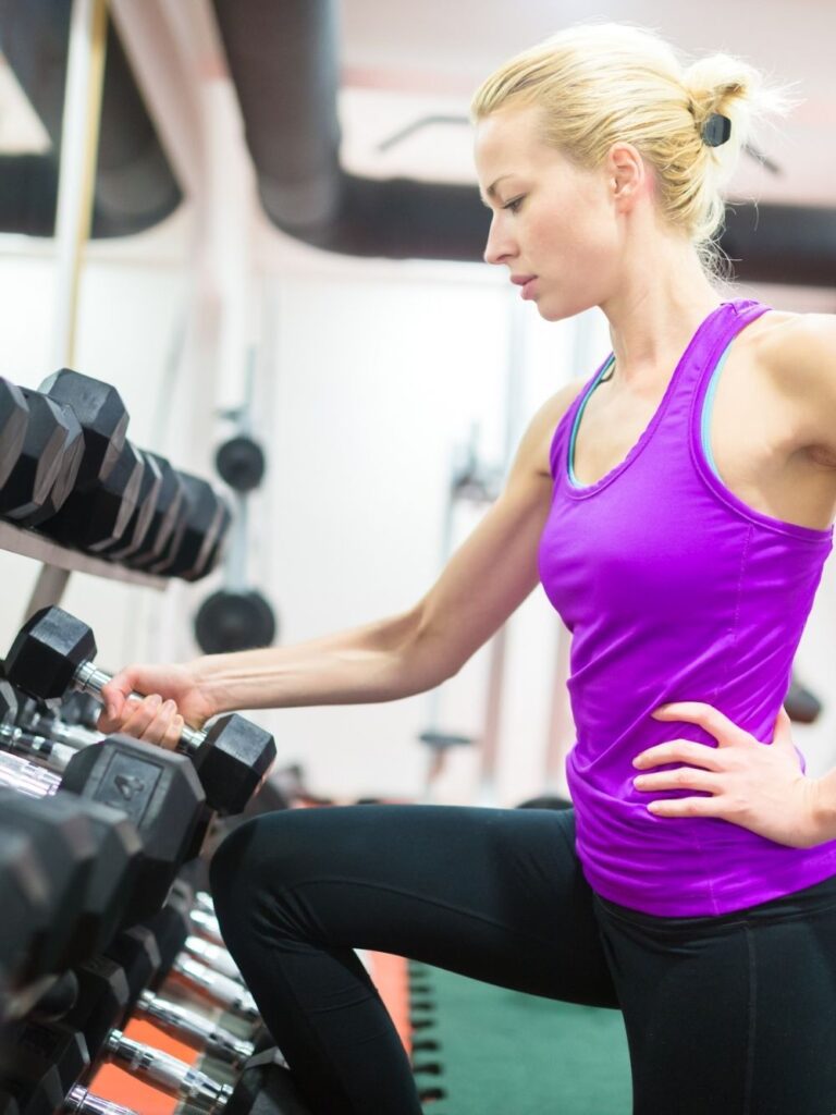 ladies only gym section