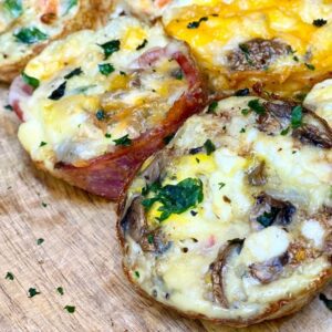 Egg white muffins baked