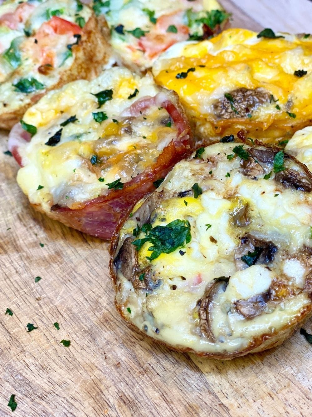 Egg white muffins baked