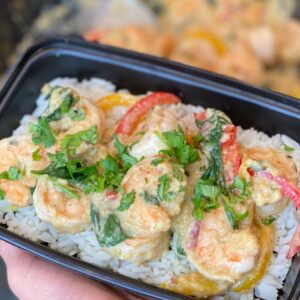 shrimp enchilada bowl