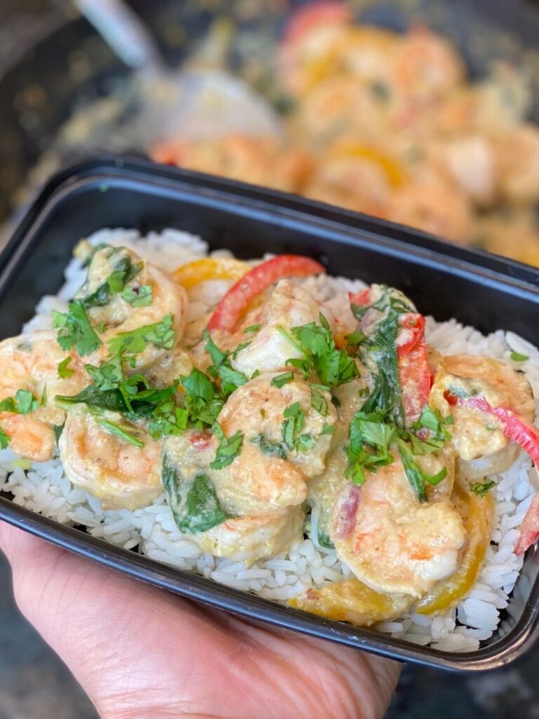 shrimp enchilada bowl