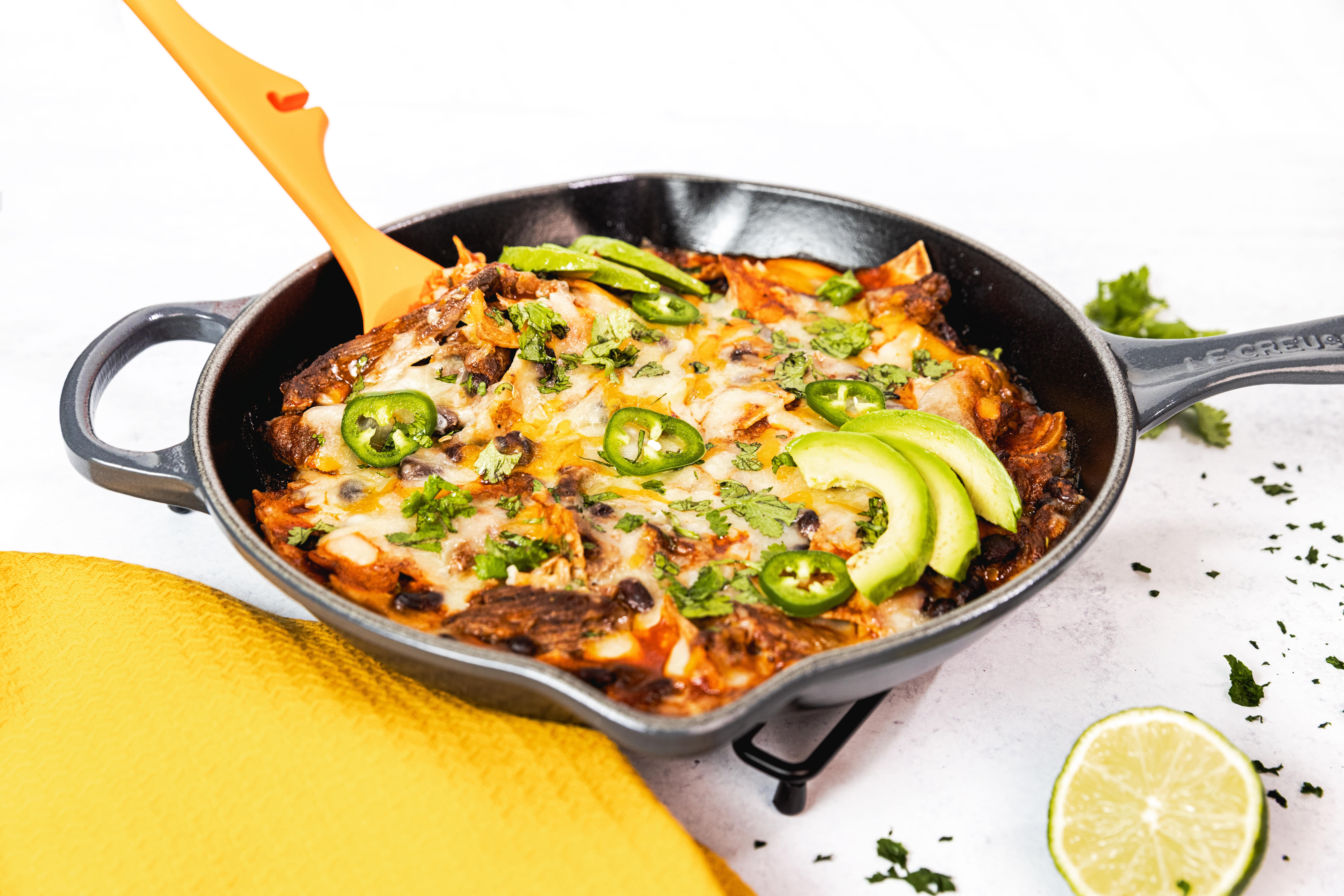 Steak Enchilada Skillet