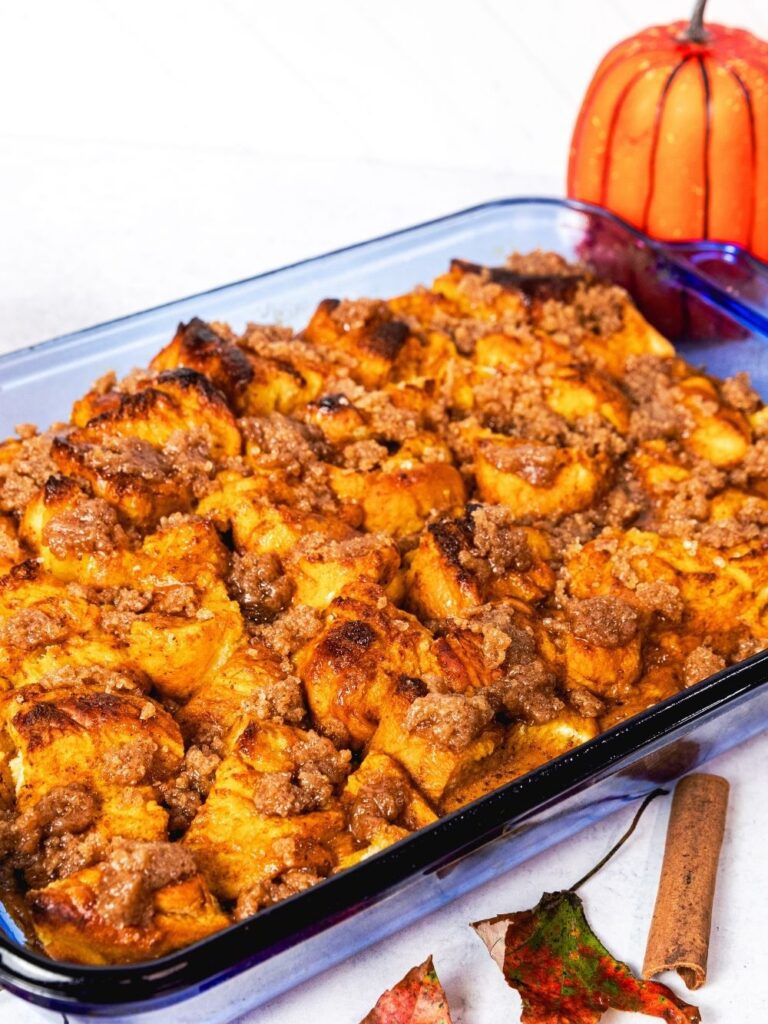 pumpkin french toast casserole