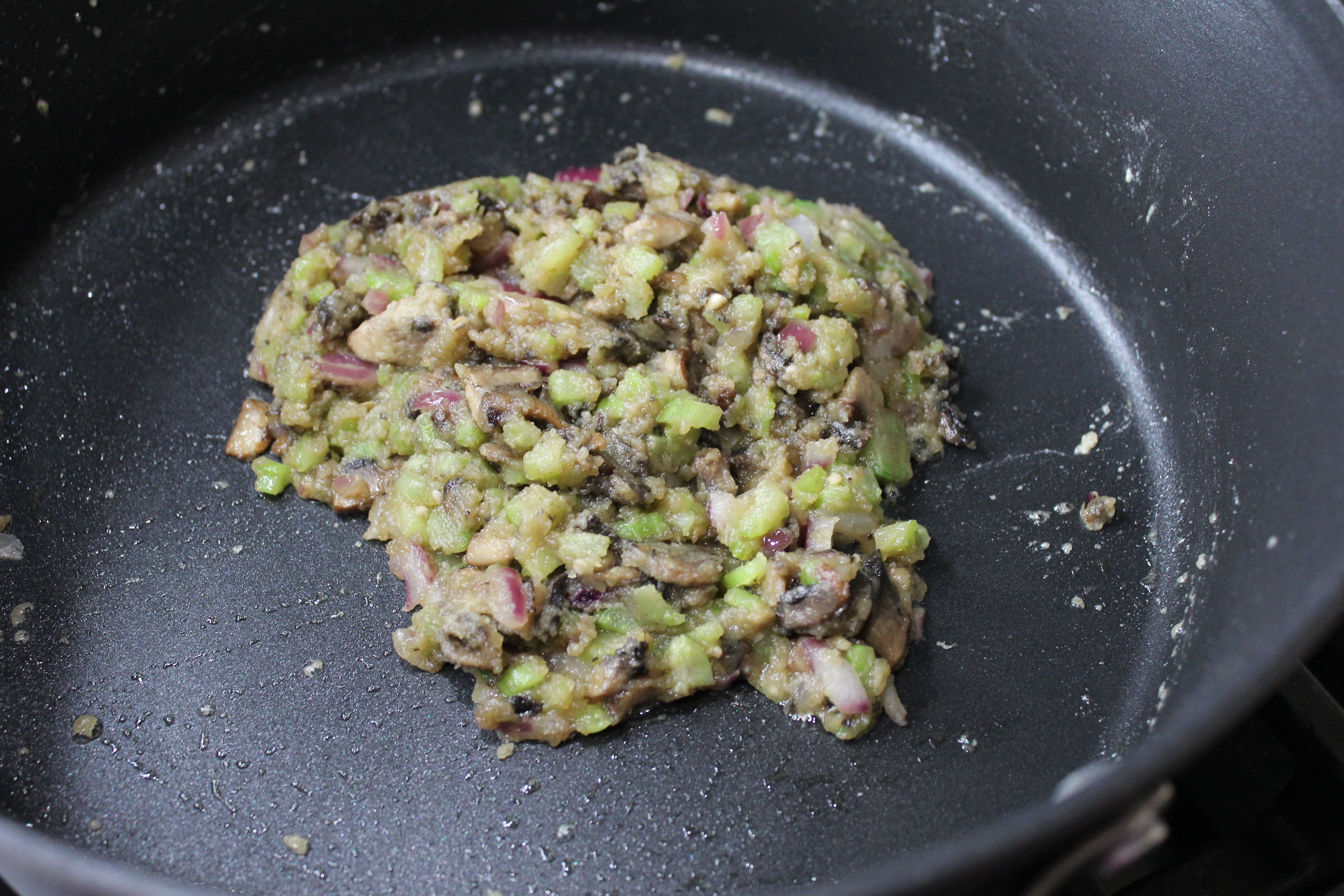 Veggies with almond flour