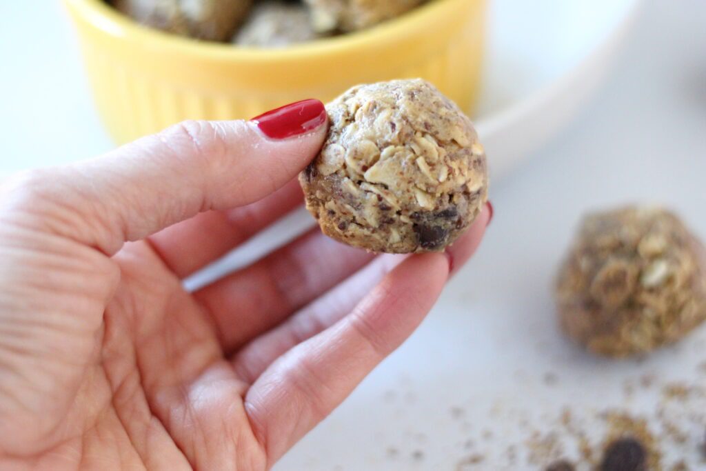 Peanut bites close up