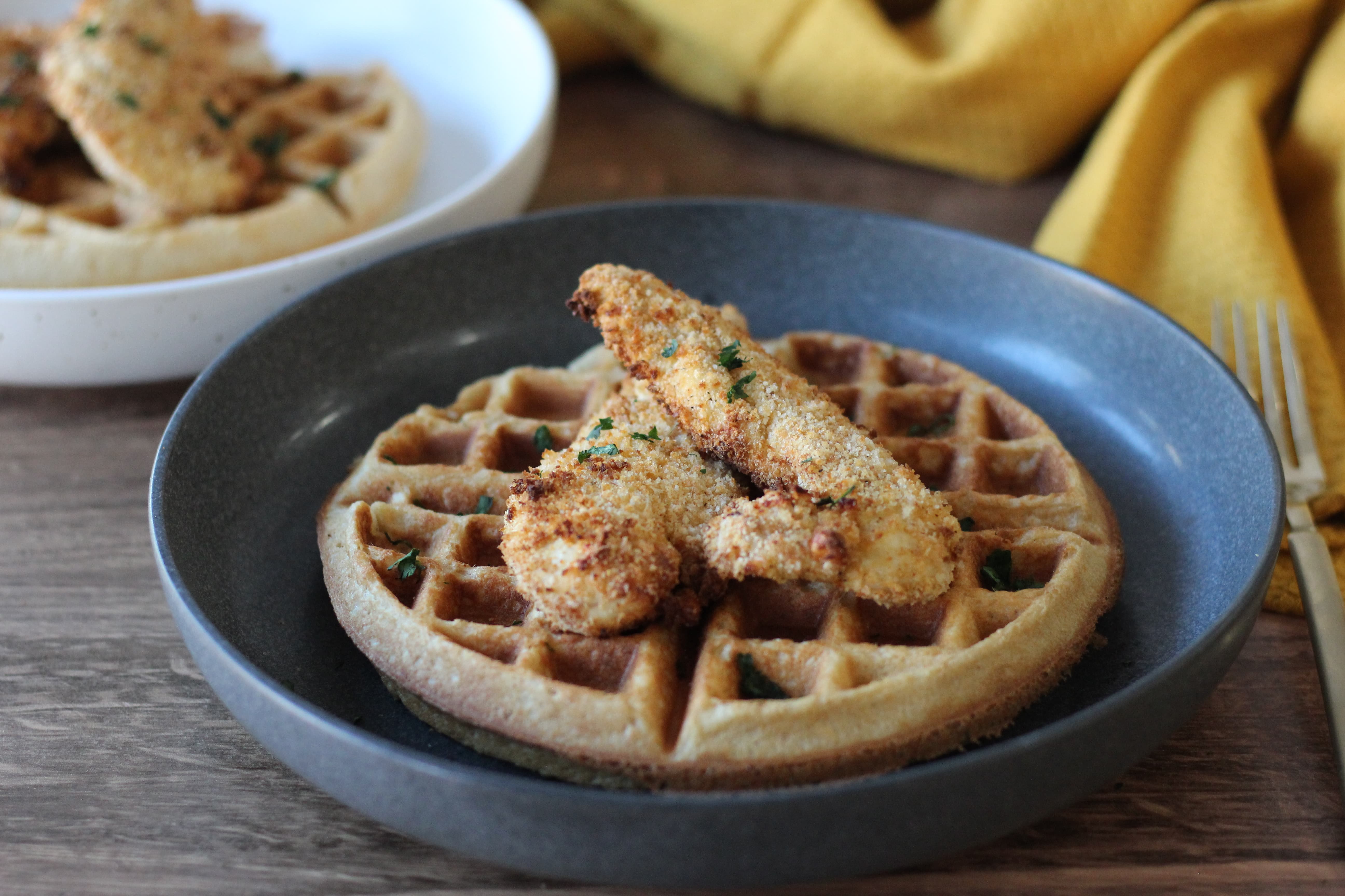 low carb chicken and waffles