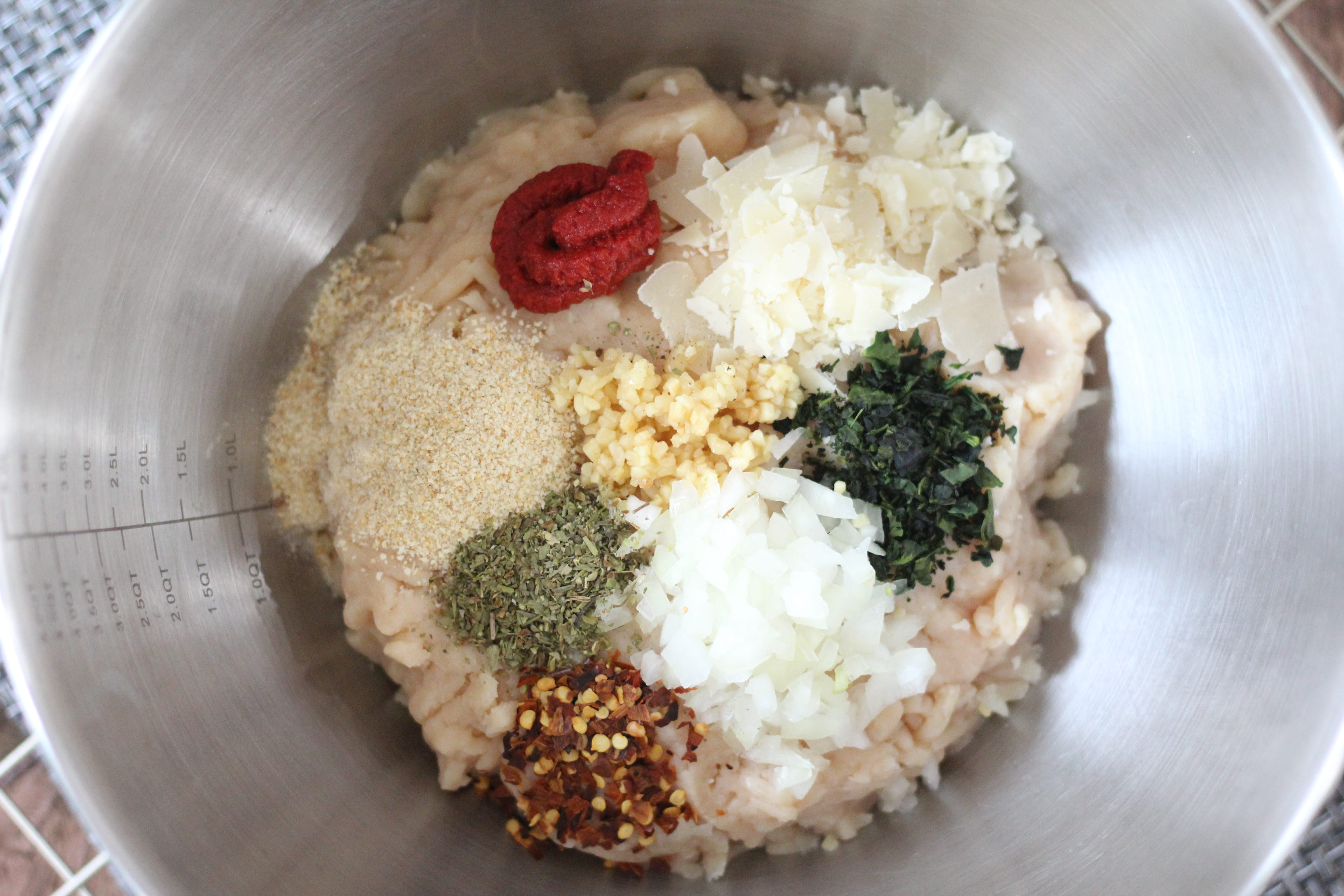 Healthy chicken meatball ingredients