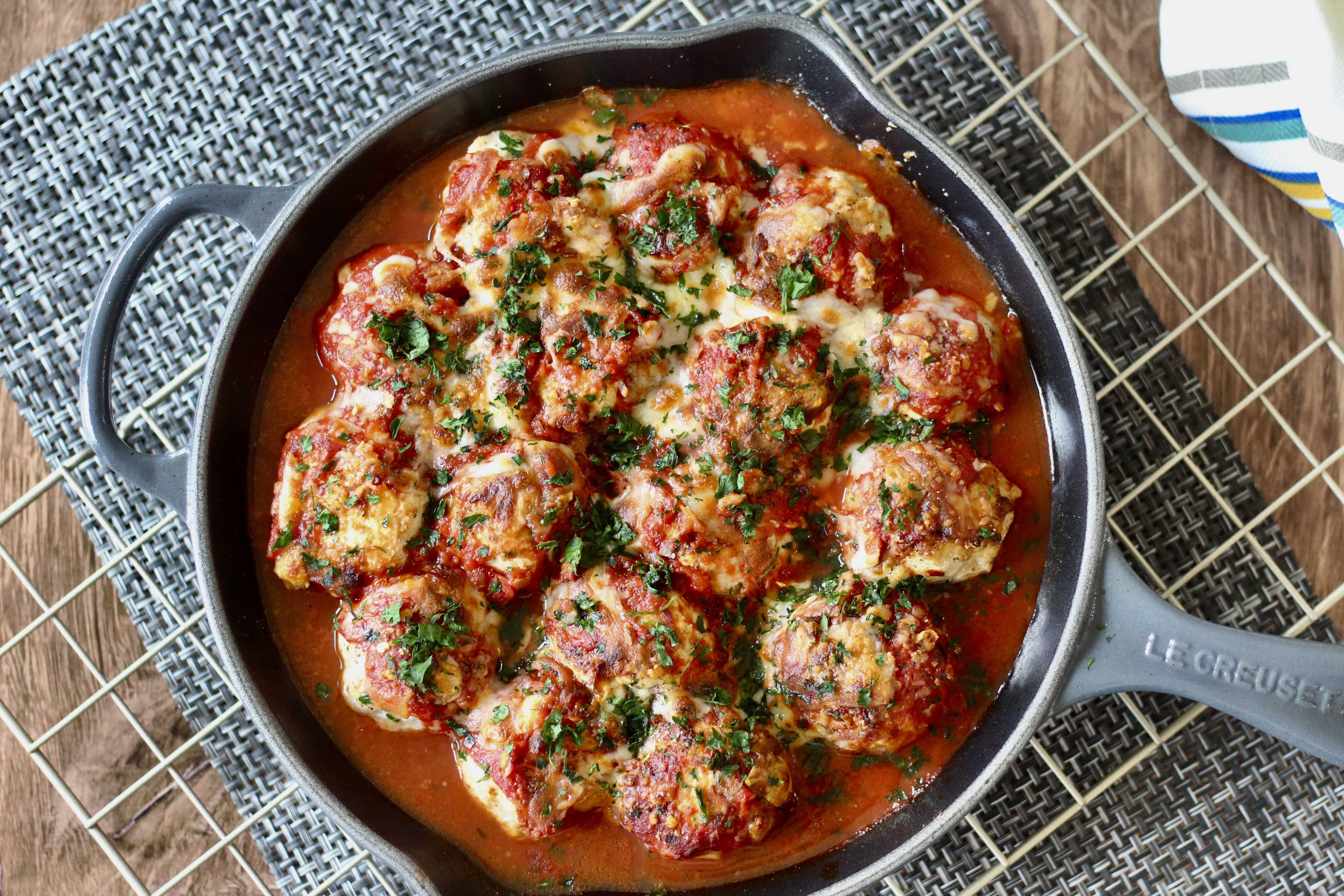Baked Parmesan Meatballs