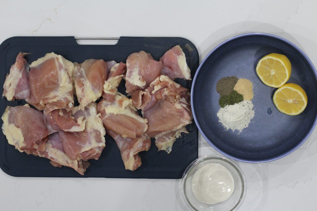 Air fryer chicken thigh ingredients