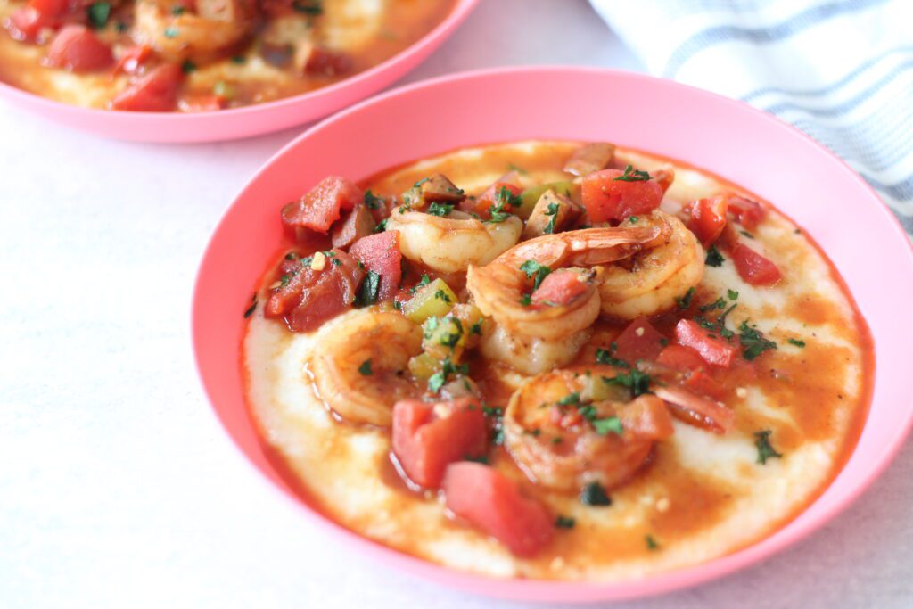 creamy shrimp and grits
