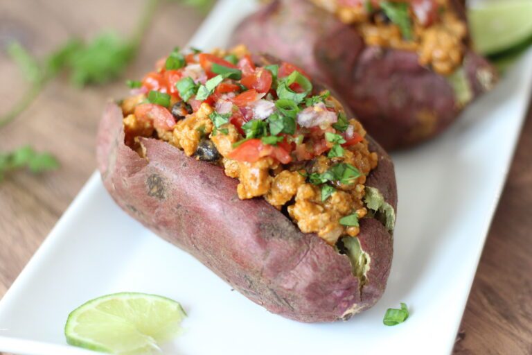 Stuffed sweet potato