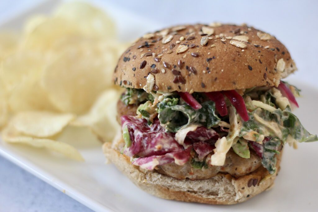 asian chicken burger