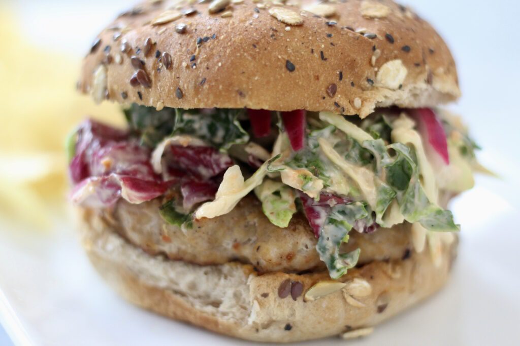 Asian chicken patty