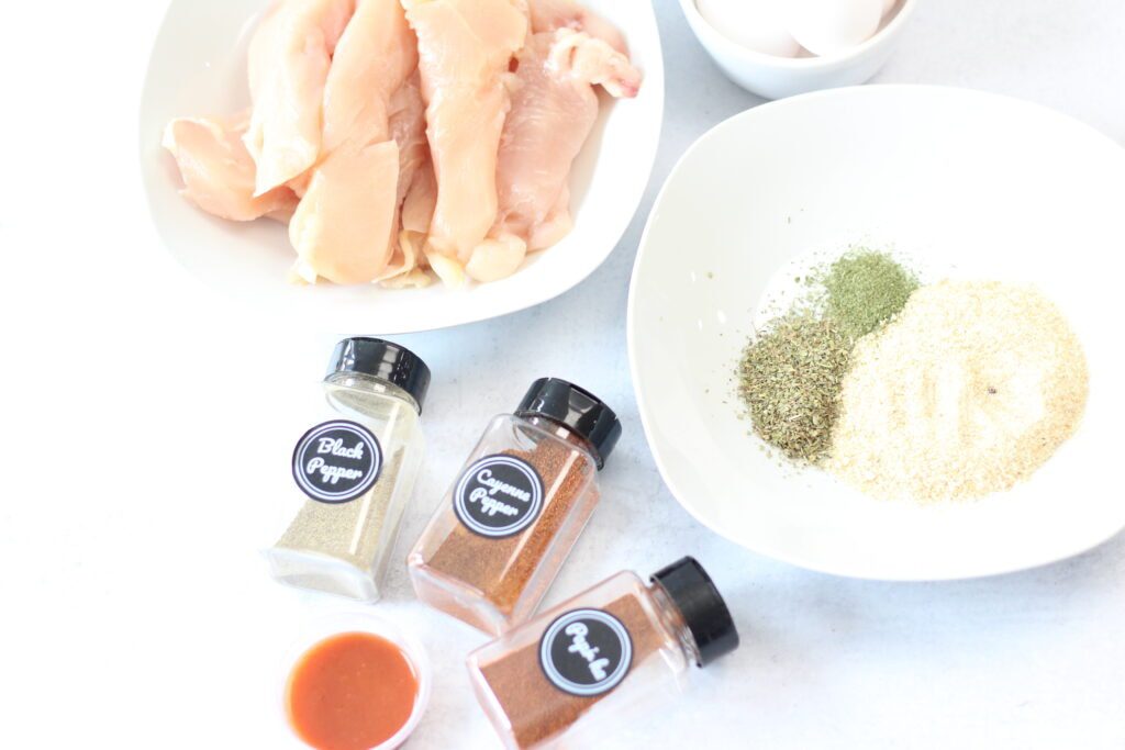 Ingredients chicken tenders