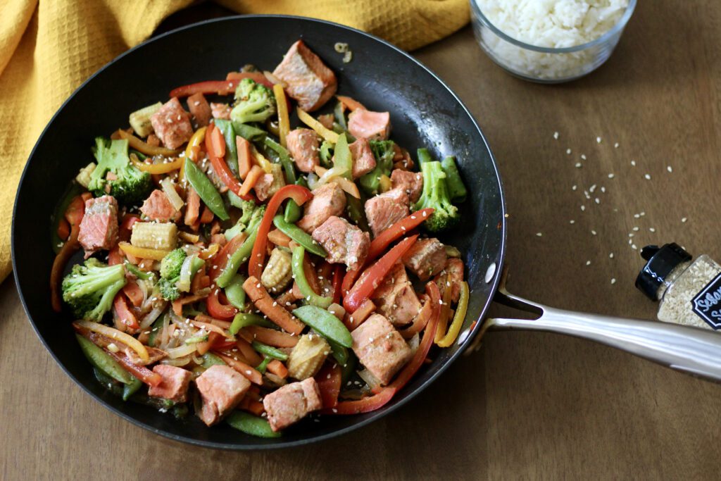 Salmon Stir Fry