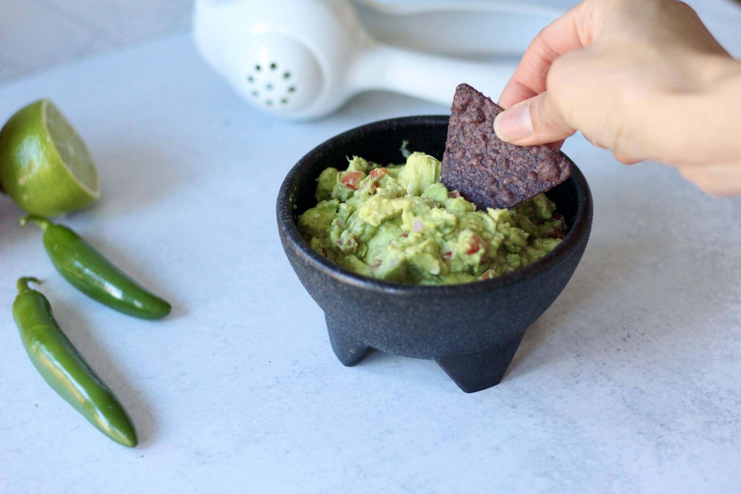 4 Ingredient guacamole