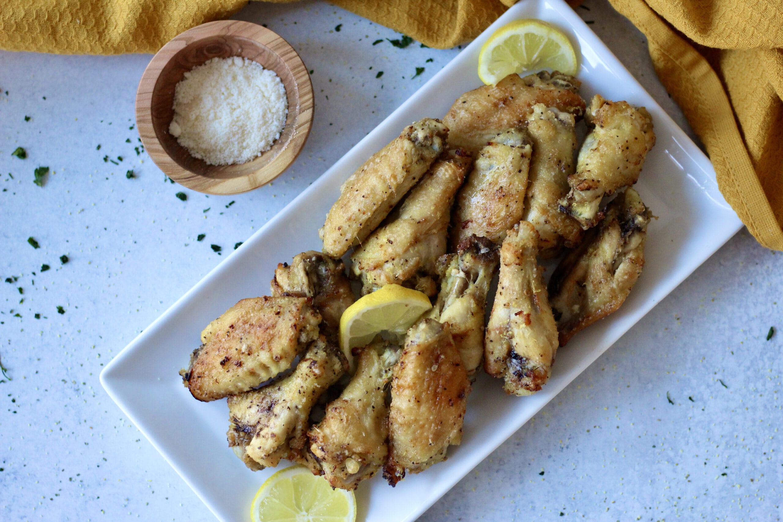 lemon pepper parmesan wings