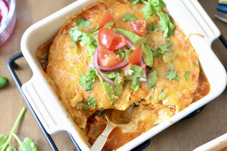 Enchilada Casserole Eaten