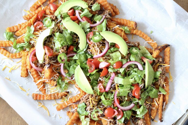 loaded Sweet potato fries