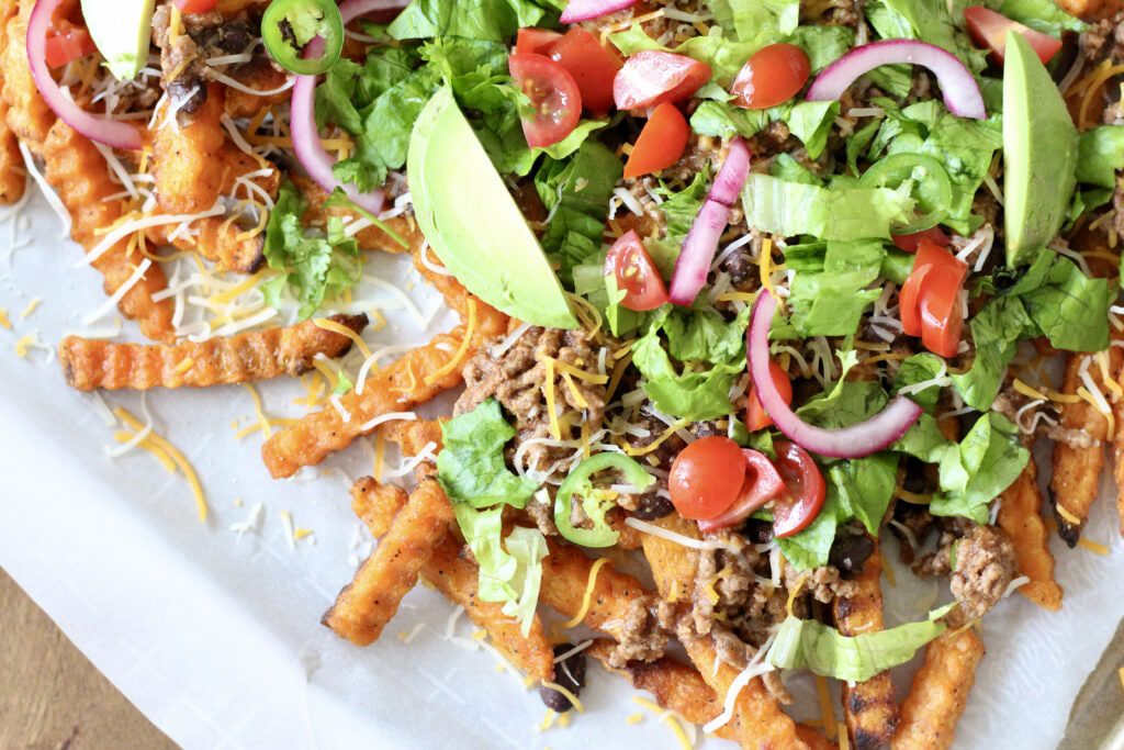 Fries up close