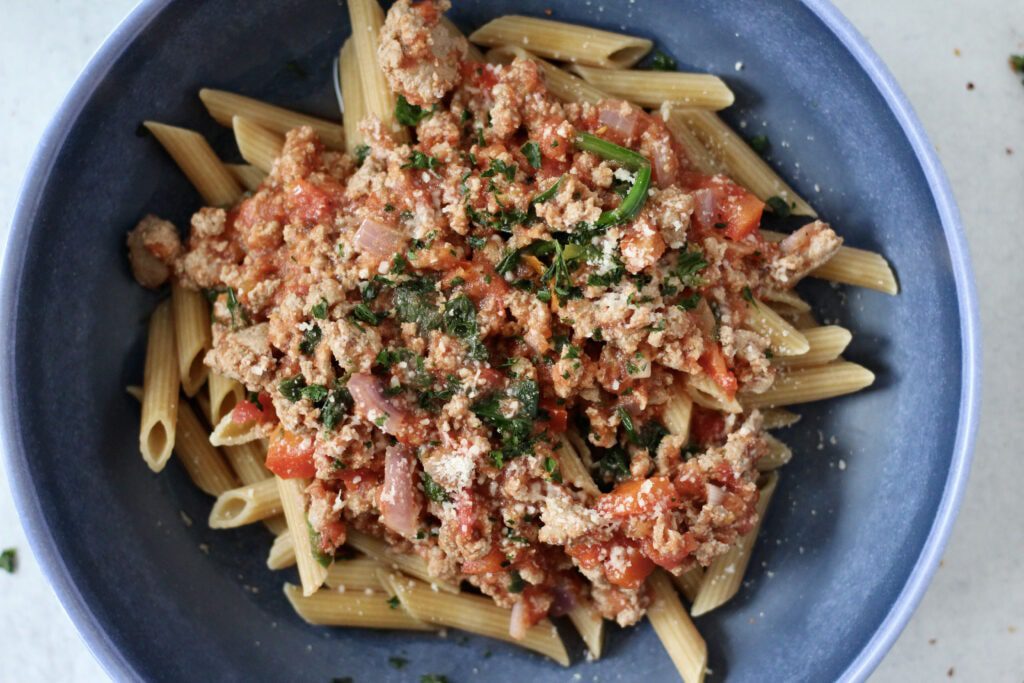 Pasta up close