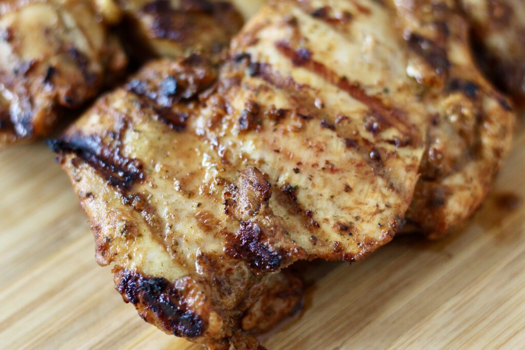 Qdoba chicken up close