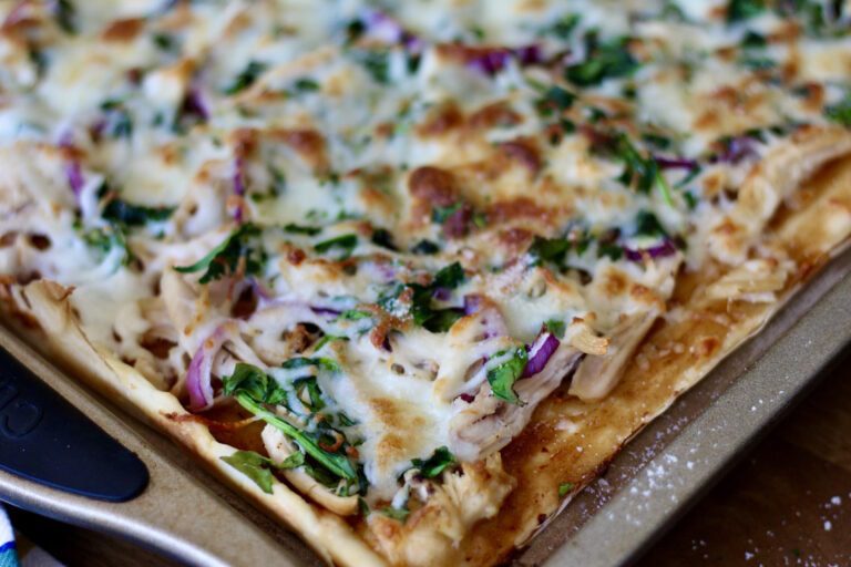 Healthy BBQ Pizza