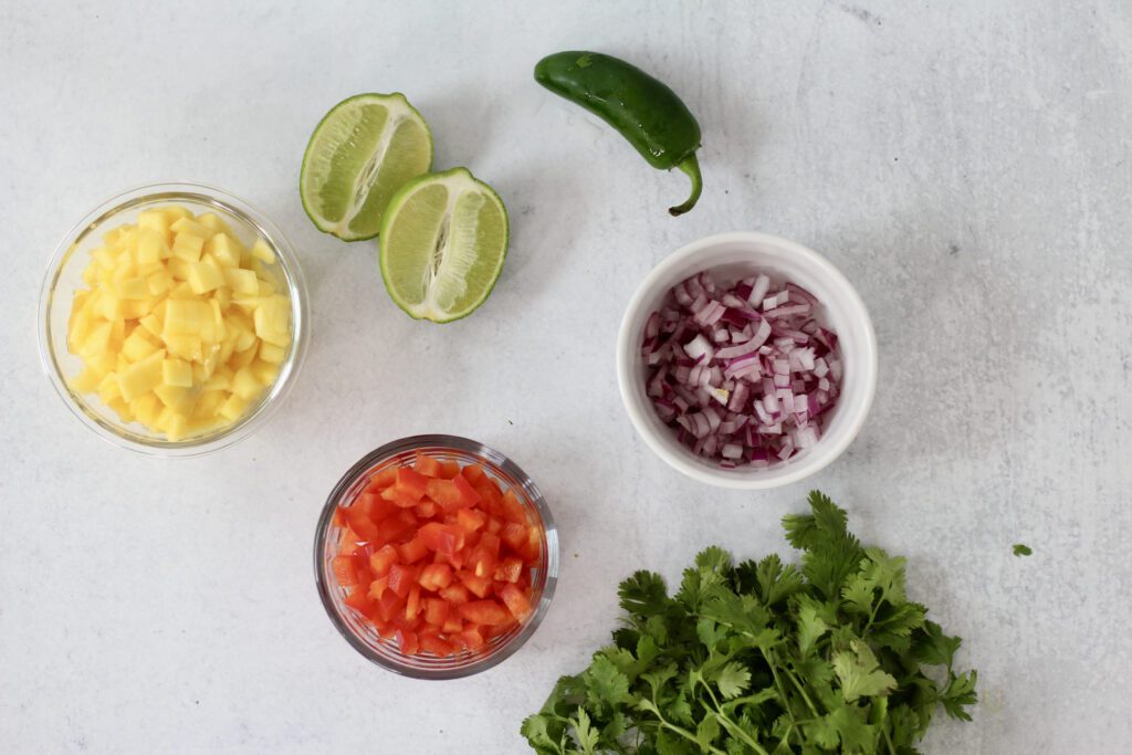 Ingredients for Mango Salsa