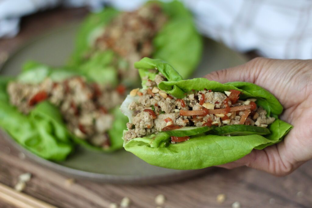 Lettuce Wrap Held