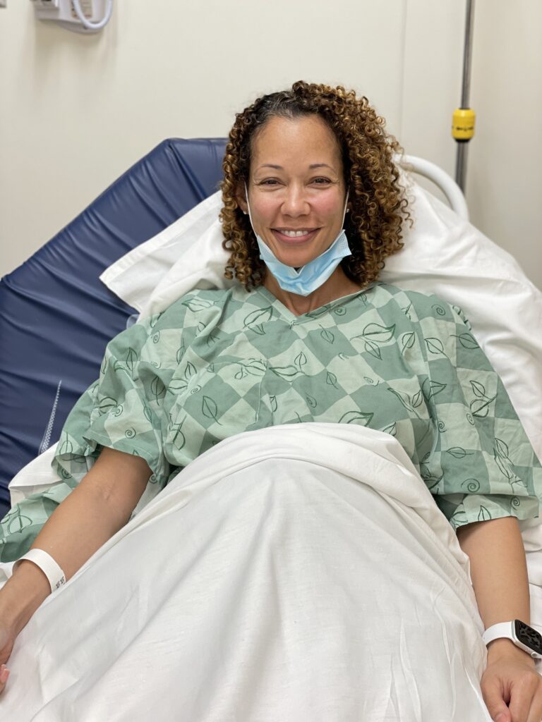 Kim Hart in Hospital