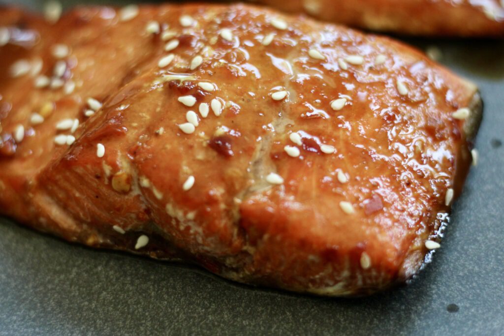 Teriyaki Salmon in Air Fryer