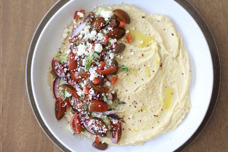Greek loaded Hummus Recipe