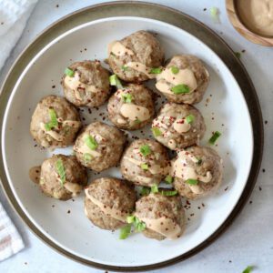 Healthy Firecracker Meatballs