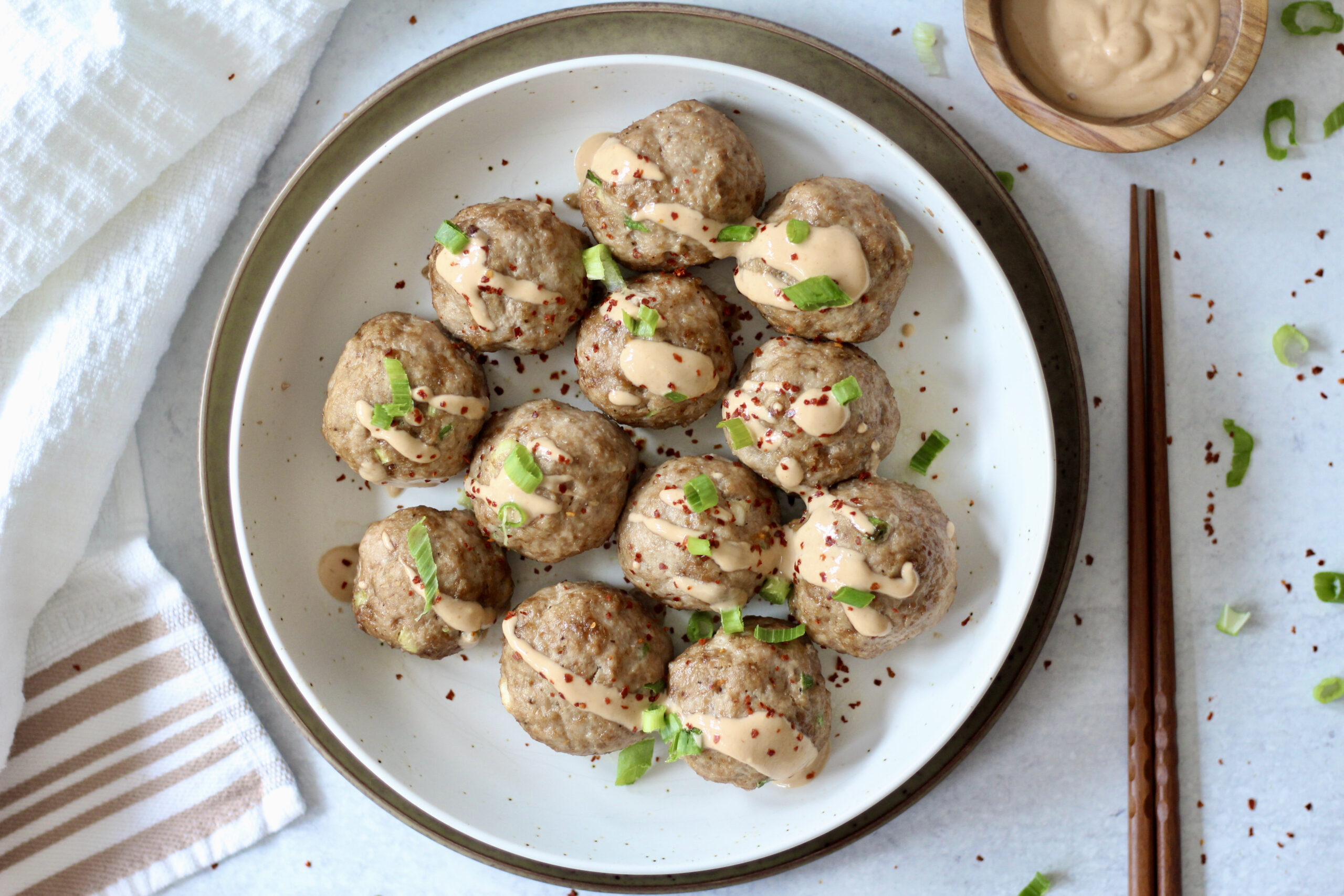 Air Fryer Turkey Meatballs + Meal Prep - Recipes From A Pantry