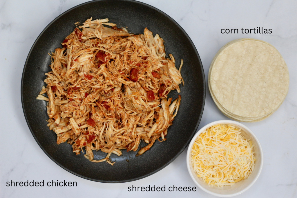 Mini Chicken Taco Ingredients