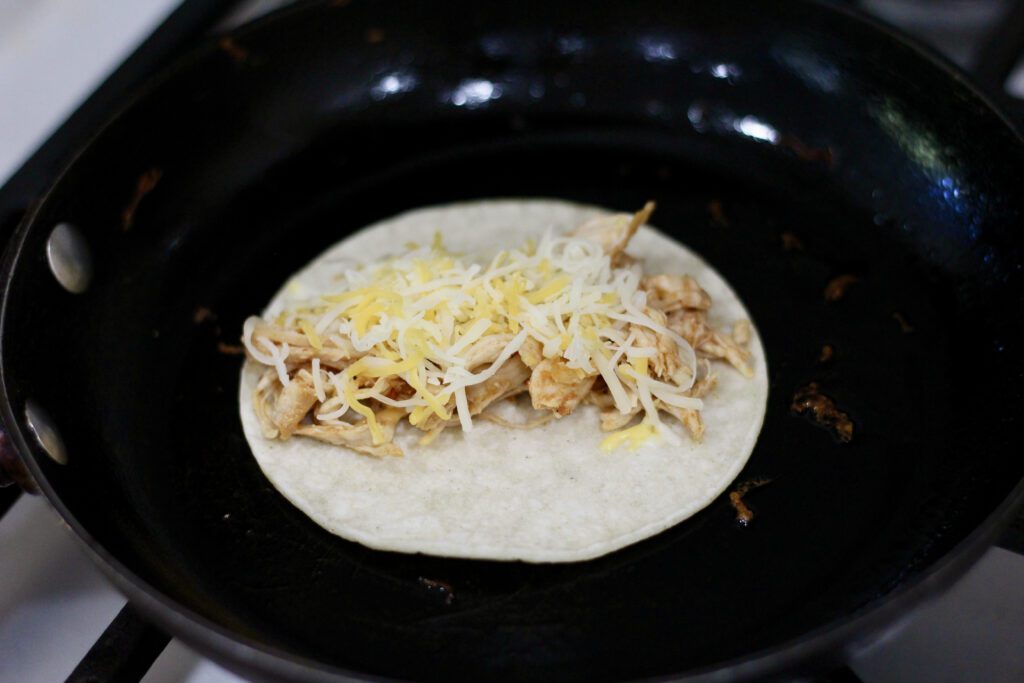 Tacos in pan