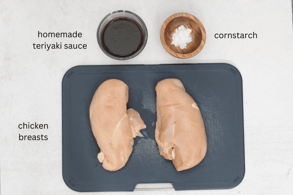 Teriyaki chicken on a stick ingredients