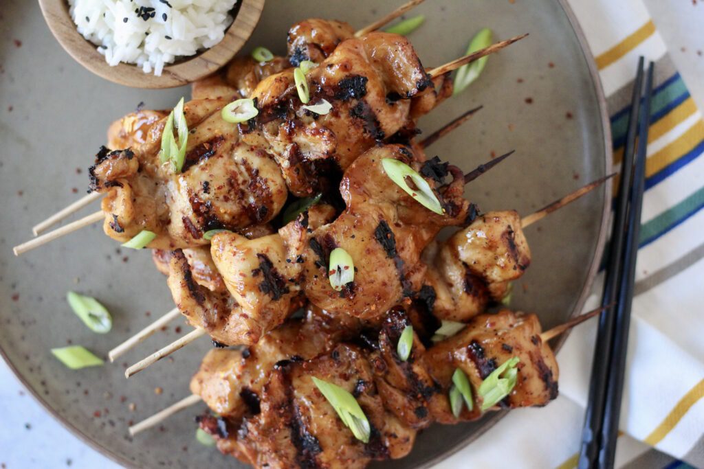 Teriyaki Chicken on a Stick