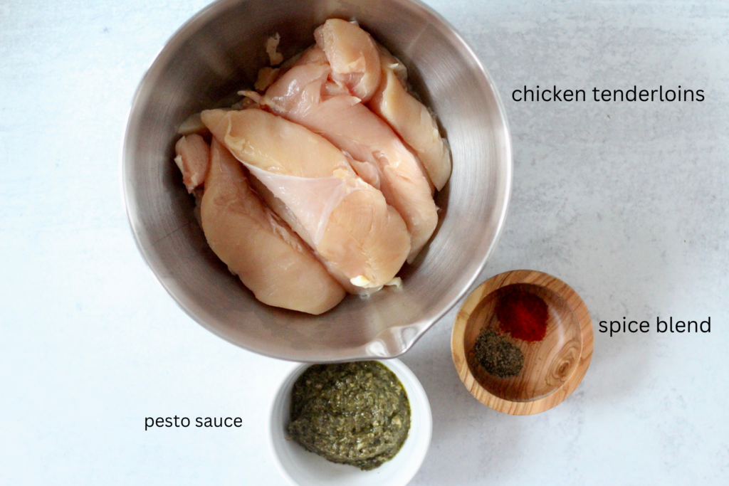 Pesto chicken tenderloins ingredients