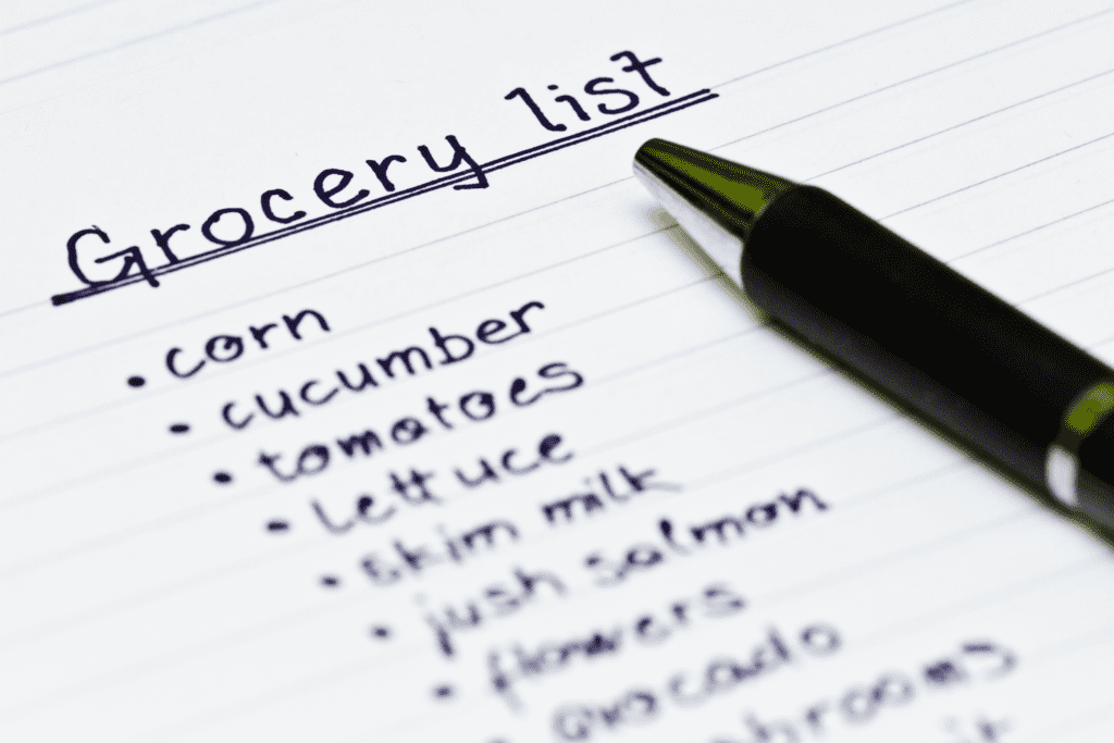 Building a macro friendly grocery list