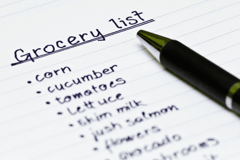 Building a macro friendly grocery list