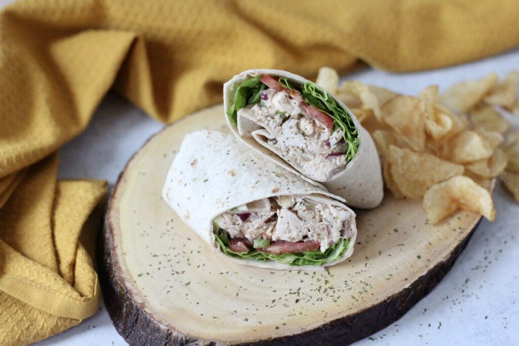 Easy Chicken Salad wraps