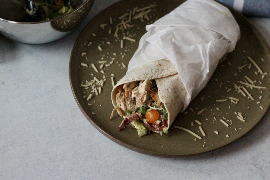 Healthy Pesto Chicken Wrap Recipe