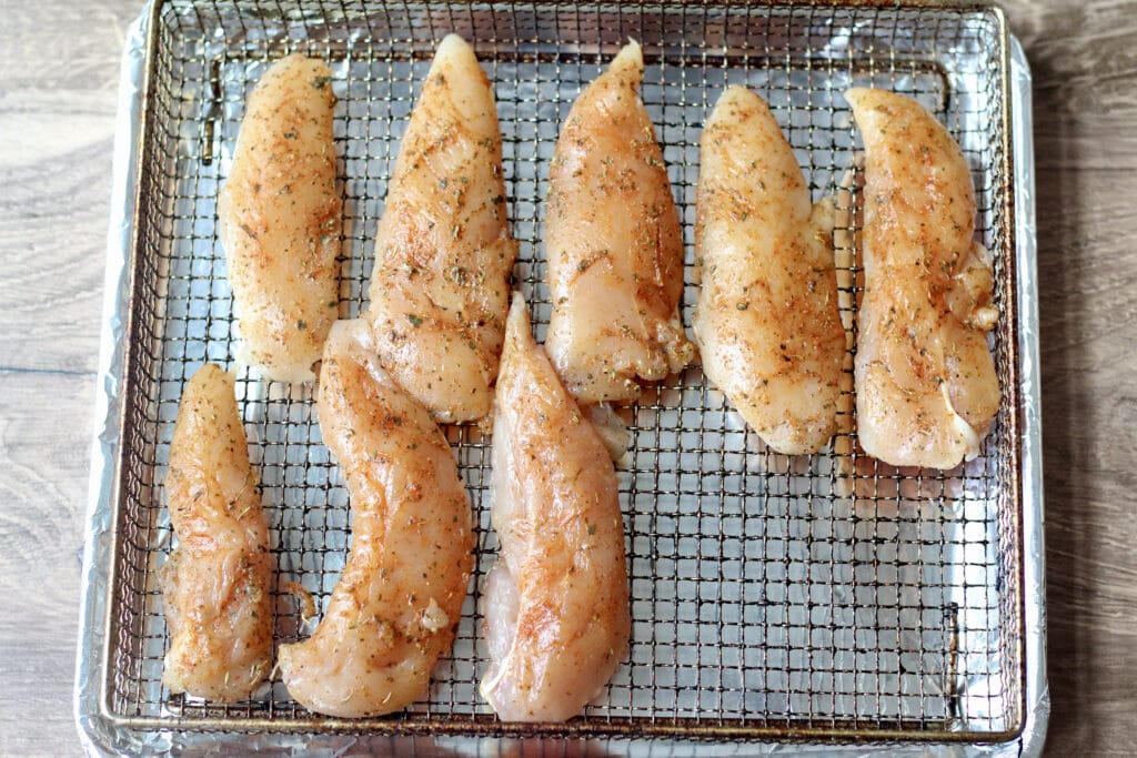 Seasoned Tenders in Air Fryer