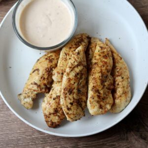 Popeyes Blackened Tenders with Sauce