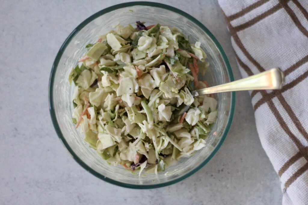 Coleslaw mixed