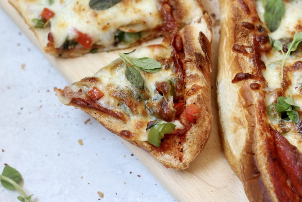 Air Fryer french bread pizza
