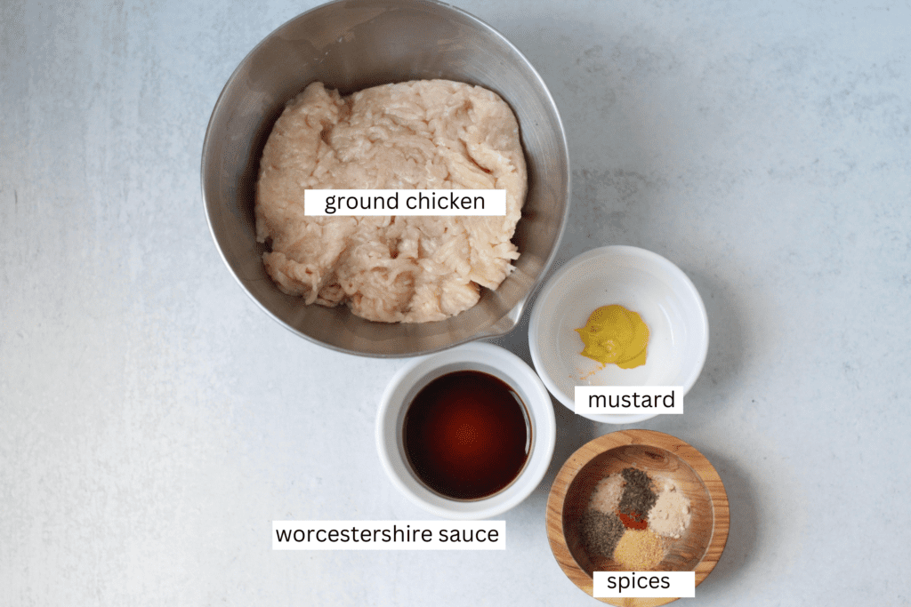Chicken Burger Ingredients