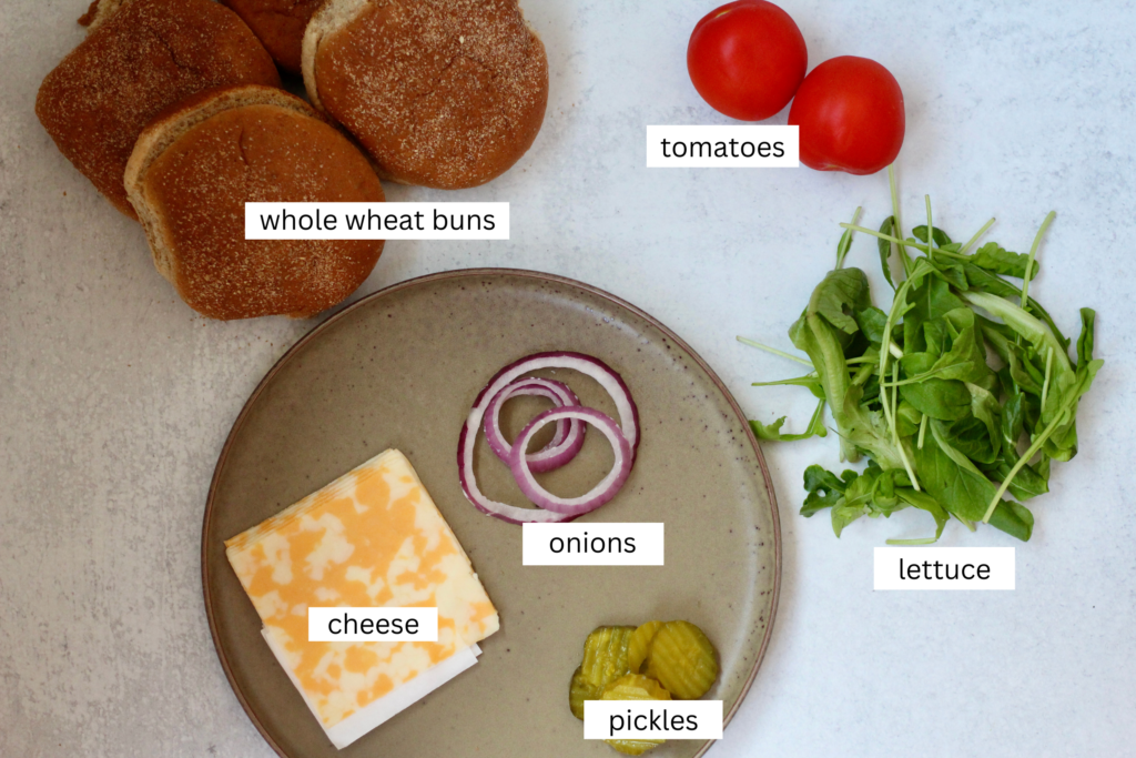 Chicken Burger Toppings