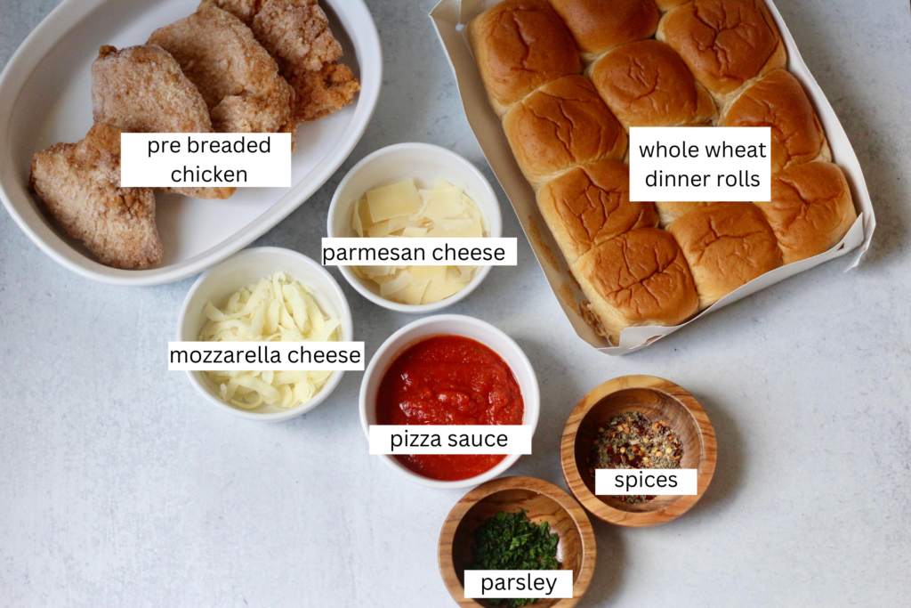 Chicken Parm Slider Ingredients